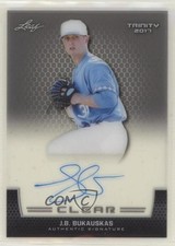 2017 Leaf Trinity Clear Auto Gray JB Bukauskas #CA-JBB Auto 0a17