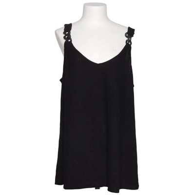 Fasty, Tank­top, Größe: XL, Schwarz, Elasthan/Polyester/Viskose, Streifen #vSA