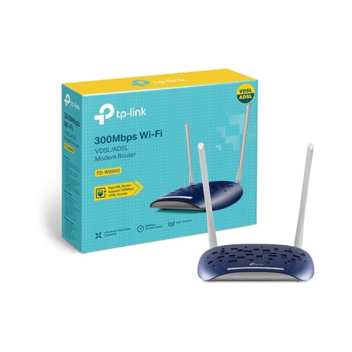 TP-Link 300 Mbps Wireless N VDSL/ADSL Modem Router, Single-Band, Broadband Speed - 第 1/8 張圖片
