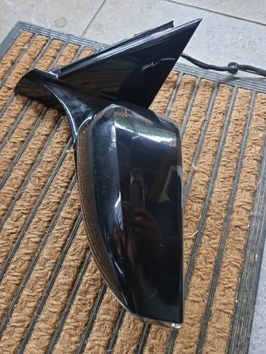 VAUXHALL ASTRA L MK8 WING MIRROR PASSENGER SIDE LEFT POWER FOLD BLACK (LAL 8/4)
