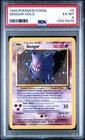 1999 POKEMON FOSSIL #5 GENGAR-HOLO PSA 6