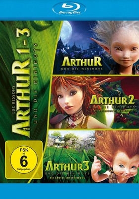 Arthur und die Minimoys 1+2+3 # BLU-RAY-NEU