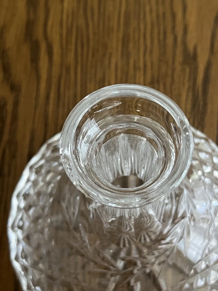 Waterford LISMORE Cristal GRAN JARRA CON TAPÓN Vidrio Licor Foto 3 de 4