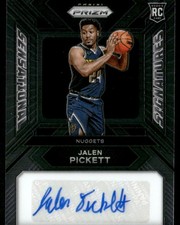 2023-24 Panini Prizm Jalen Pickett Sensational Signatures AUTO RC Denver Nuggets
