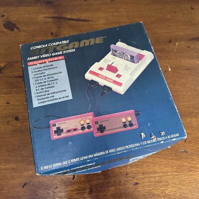 Vintage Family Game Clone Rare Famiclone Bootleg Bitgame In box