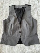 Attention Adult Sz. L Classic Gray With Black Formal Vest.