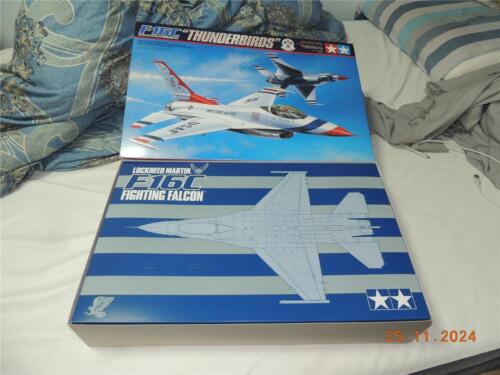 TAMIYA 1/32 F-16C THUNDERBIRDS JET FIGHTER KIT! F16 #60316 - Picture 2 of 8