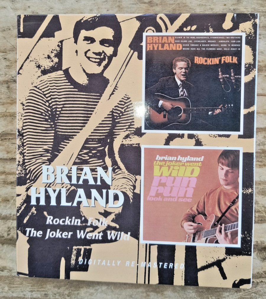 BRIAN HYLAND ""ROCKIN' FOLK"" / ""THE JOKER WENT WILD"" CD BGO 2007