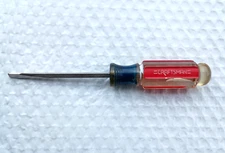 CRAFTSMAN TOOLS 41581, SCREWDRIVER, 3/16" FLAT/SLOTTED BLADE, 7.5" LONG.