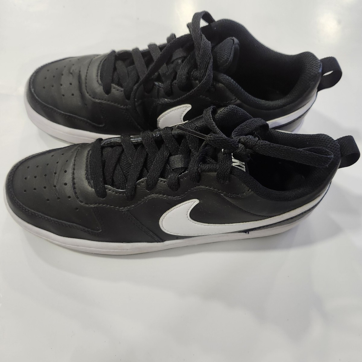 Size US Nike Court Vision Low Next Nature Black White Sneaker