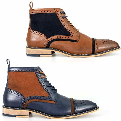 non leather boots mens