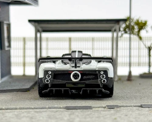 HKM 1:64 White Zonda 760 LH #35 Racing Sports Model Diecast Metal Car - Picture 7 of 12