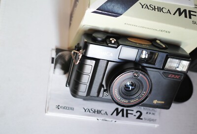 [New Open Box] YASHICA MF2 DX SUPER - POINT AND SHOOT FILM CAMERA