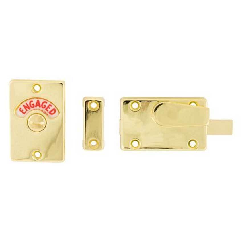 TSS Bathroom Indicator Bolt Polished Brass (TSSBIB63B)