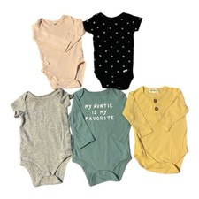 Baby Girl Bodysuit Short Sleeve Set