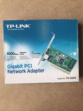 TP-Link TG-3269 1000Mbps LAN PCI 1x RJ45 scheda di rete Gigabit nuova con scatola