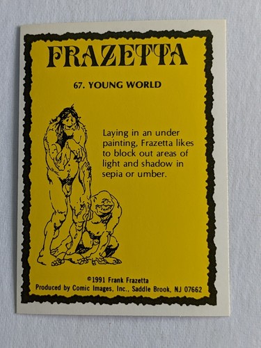 Frazetta Frank Frazetta Trading Card Comic Images 1991 Pick A Card Bundle & Save - Picture 79 of 109