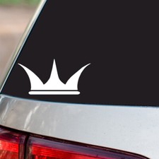 Crown Sticker Royalty Princess Queen S3 all chrome  regular vinyl colors