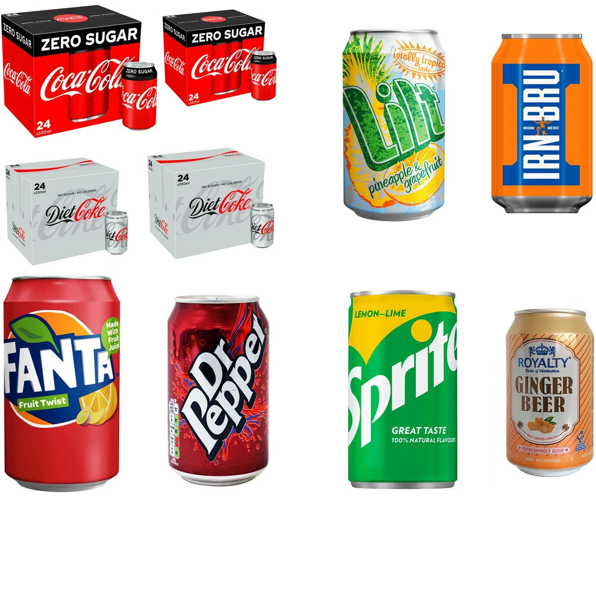 24x Coca Cola ZERO SUGAR mini dosen kohlensäurehaltiges Getränk 150ml  Softdrink : : Lebensmittel & Getränke