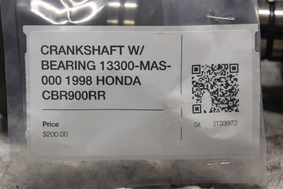 КОЛЕНЧАТЫЙ ВАЛ С ПОДШИПНИКОМ 13300-MAS-000 1998 HONDA CBR900RR - Изображение 2 из 4