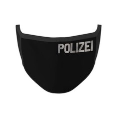 Mundmaske Polizei Dienstzeit Schutz Polizist Beruf Amt Dienstkleidung#41142