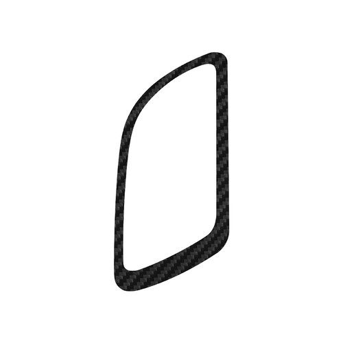 2X Cubierta de marco de manija de puerta trasera de fibra de carbono para Acura ILX 2016-2022 - Imagen 6 de 18