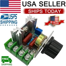 2000W 220V AC SCR Voltage Regulator Adjustable Motor Speed Controller Control