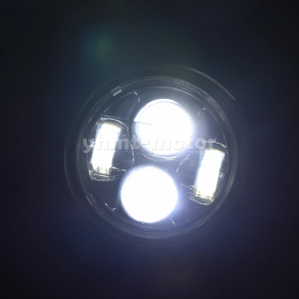 Faro Proyector LED Moto 40w 6.5"" Apto para Yamaha Cromo Foto 4 de 4