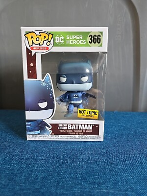 Funko Pop! Silent Knight Batman #366 Vinyl Figure DC Heroes Hot Topic Exclusive