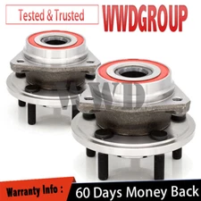 2x Front Wheel Hub Bearings For Jeep 1999-2001 Cherokee & 2000-2006 Wrangler TJ