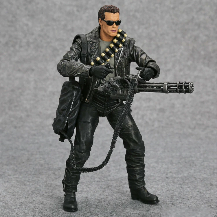 NECA Terminator 2: Judgment Day T-800 Arnold Schwarzenegger Action Figure 7" - Image 2 of 4