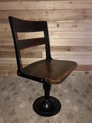 Old Wood And Cast Iron Antique Childs Vintage School Desk Chair Ebay
