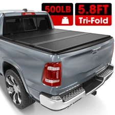 5.8FT Hard Solid Tonneau Cover For 2007-2025 Silverado Sierra 1500 Truck Bed