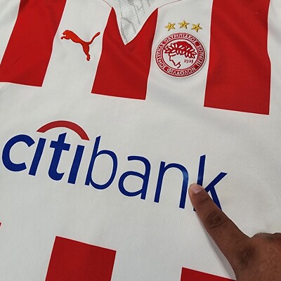 Maillot De Foot Olympiacos 2009-2010 Neuf Avec étiquettes – Taille XL