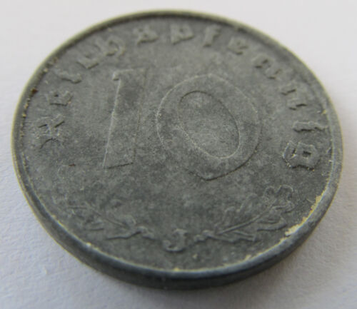 1941 Germany Hamburgische Münze, Third Reich 10 Reichspfennig KM# 101