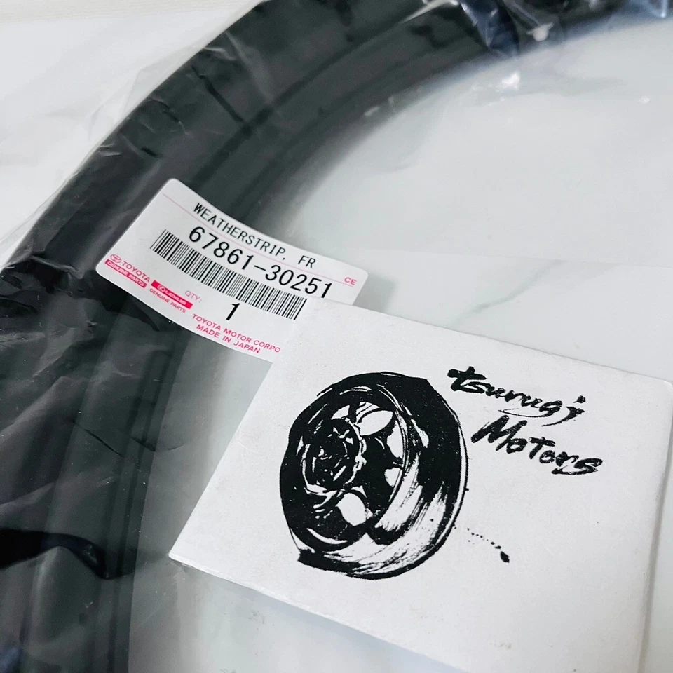 Juego de tiras meteorológicas delanteras derecha izquierda Toyota OEM Aristo JZS160/161 Lexus GS300/400/430 Foto 4 de 4
