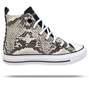 converse argento pitonate