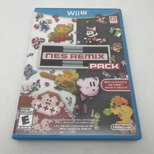 NES Remix Pack Nintendo Wii U Game Complete  Clean
