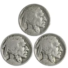 3 PC SET 1919 P D S Buffalo Nickes Nice Group, complete your album! Coins are AG