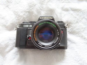 Chinon CE-5 film camera with Chinon 50mm lens