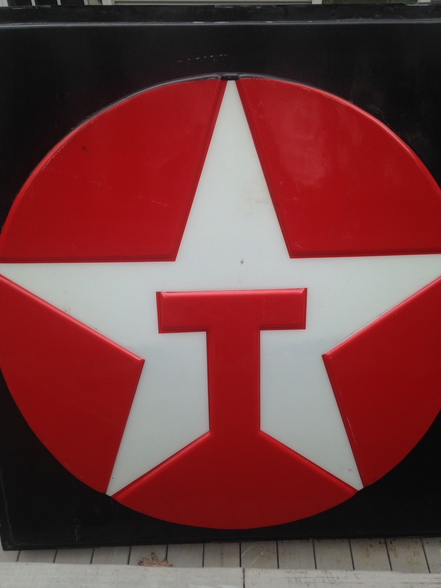 昭和レトロ　アメリカンアンティーク　TEXACO ATCO 壁掛け　レア　2枚 Texaco Gas Pump Embossed Metal Switch Plate - Vintage Texaco