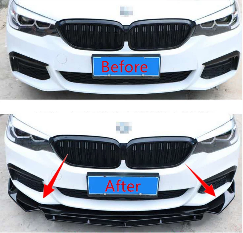 Add-on Universal Fit For Lincoln LS 2000-2006 Front Bumper Spoiler Splitter Lip - Изображение 3 из 4