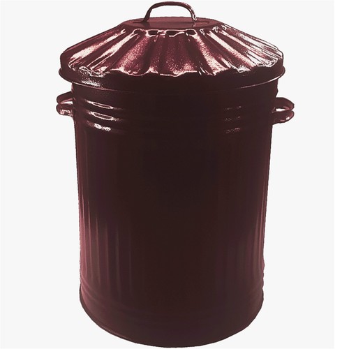 GALVANISED METAL BIN, SMALL, MEDIUM, LARGE, XL, XXL, METAL DUSTBIN TRASH CAN - Picture 7 of 15