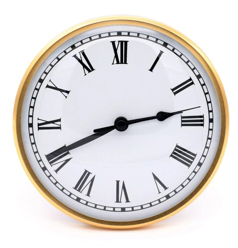 6" Quartz Clock Insert Fit Up Movement Dial 152 mm White Roman Dial | eBay