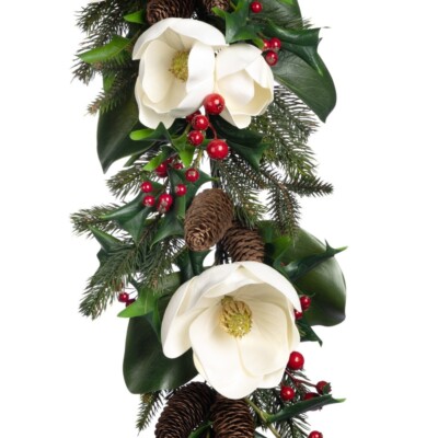 Magnolie Stechpalmen Girlande, Türgirlande 122cm Goodwill