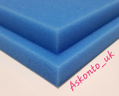 2 x Zum Selbermachen Fein 45 PPI Schaum Medien Blatt für Aquarium und Teich Filter 18'' x 12''
