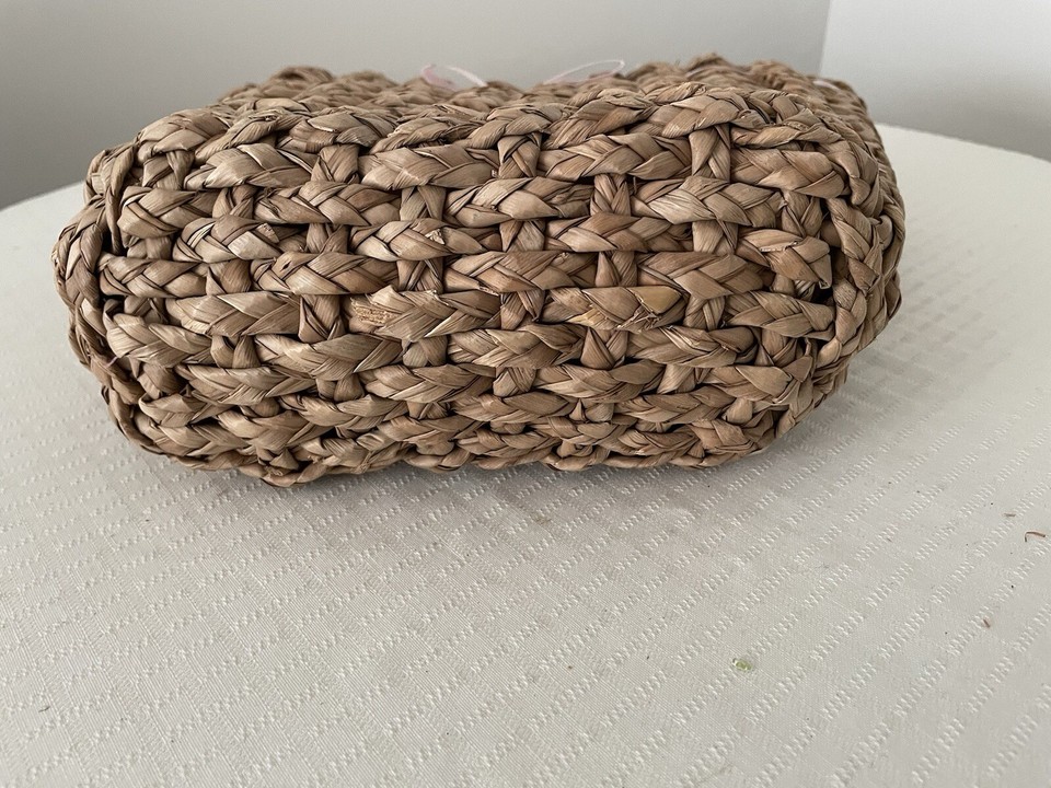 Straw Hand Bag Medium Size eBay