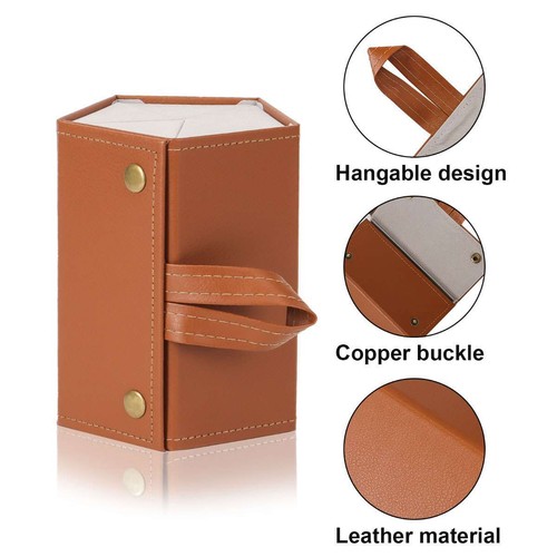 Sunglasses Organizer Travel Case Foldable 5 Slot Eyeglasses Holder Box