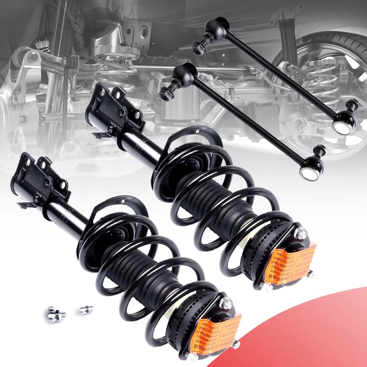 For 2009 - 2019 Dodge Journey Front Complete Struts Assembly