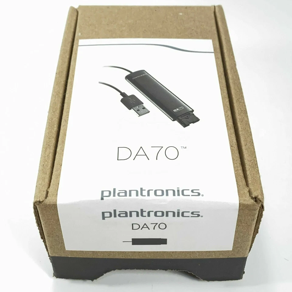 Plantronics DA70 USB 2.0 to Phone Headset QD Adapter for H & HW Series Headsets - Image 2 of 2